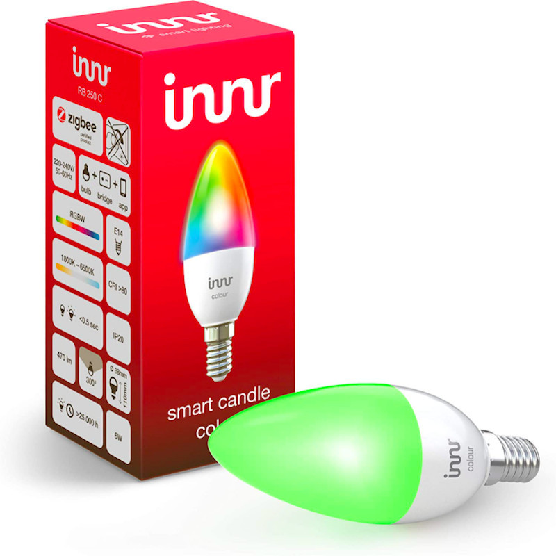 Test Innr Smart Candle Colour : une ampoule flamme en couleurs et en ZigBee  – Les Alexiens