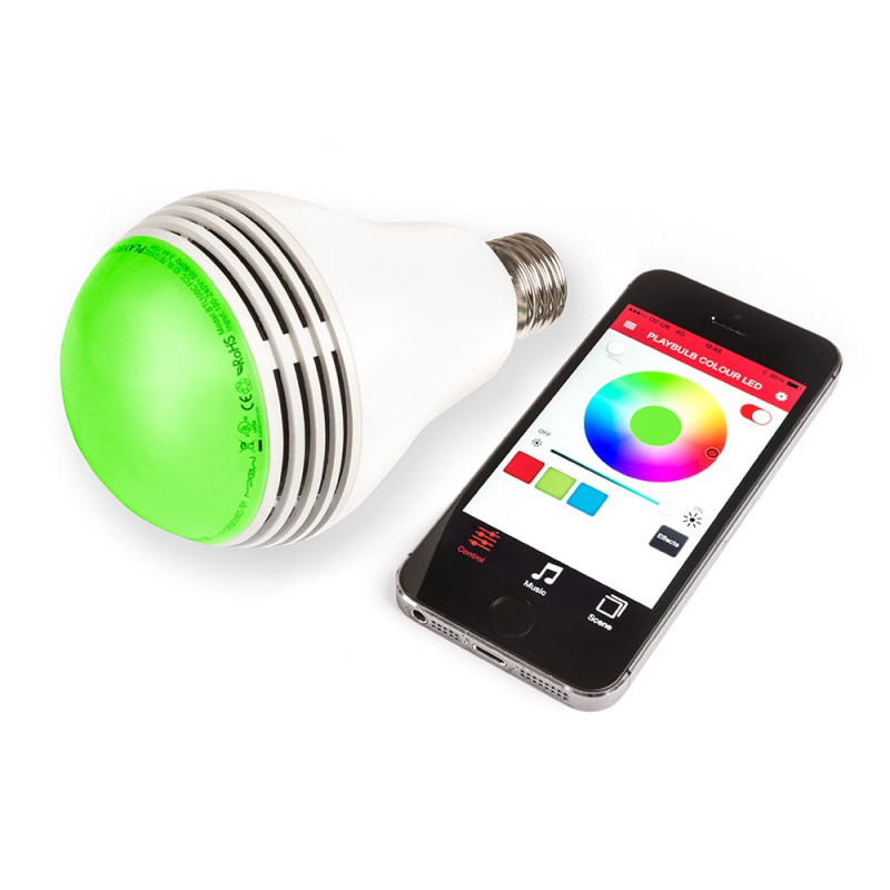 MIPOW - Ampoule multicolore et enceinte Bluetooth Playbulb Color